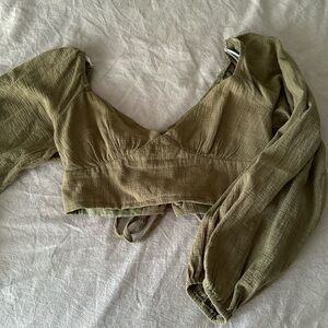 Princess Polly Cropped Long Sleeve